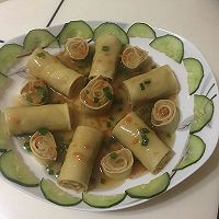 山药肉末豆皮卷＃舌尖上的春宴＃的做法图解9