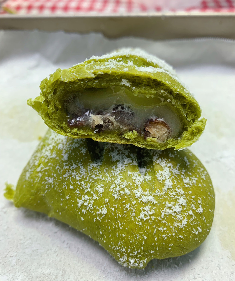 抹茶欧包麻薯包软欧包的做法