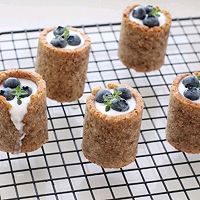 蓝莓酸奶燕麦酥的做法图解4