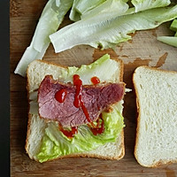 三明治的做法图解3