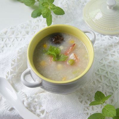 田园鲜虾粥