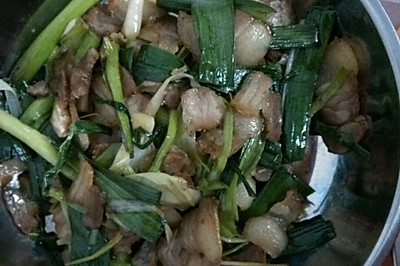 蒜苗炒腊肉