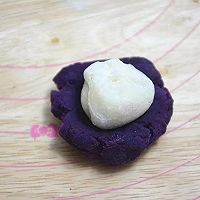 奥利奥紫薯仙豆糕｜好吃又健康，皮薄馅厚还能拉丝！的做法图解6
