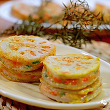 香煎莲藕虾饼【宝宝辅食】