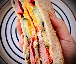 【减肥食谱】自制三明治的做法