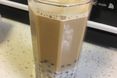 蜜豆奶茶