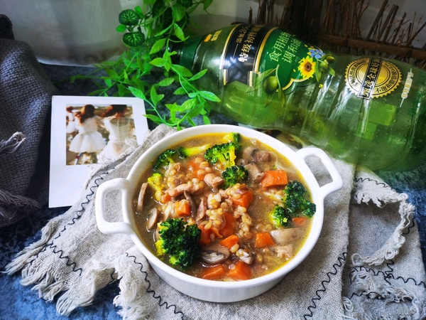 麦仁鲜蔬汤