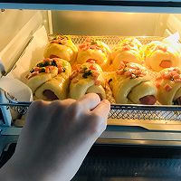 小花儿营养系列----香葱芝士火腿面包的做法图解29