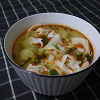 #换着花样吃早餐#上海味道荠菜馄饨的做法图解8