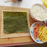 蛋皮寿司和肉松寿司的做法图解3