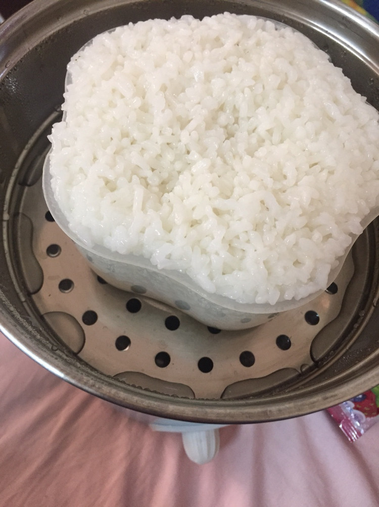 电煮锅蒸米的做法