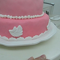 HOLLETKITY粉色双层翻糖蛋糕#九阳烘焙剧场#的做法图解46