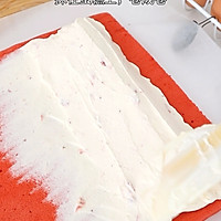 红丝绒草莓冰酪蛋糕的做法图解9