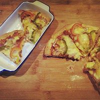 奥尔良鸡肉披萨。的做法图解16