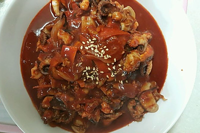 韩式炒小章鱼