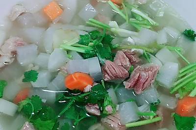 白玉萝卜牛肉汤