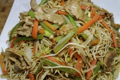 低卡美味孜然炒面