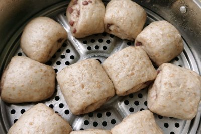 全麦红豆卷（详细版发面）