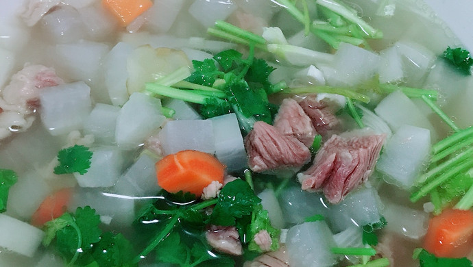 白玉萝卜牛肉汤