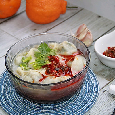 荠菜韭菜馅馄饨