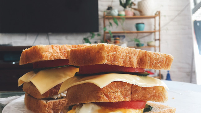 三明治（简易周末早餐）的做法