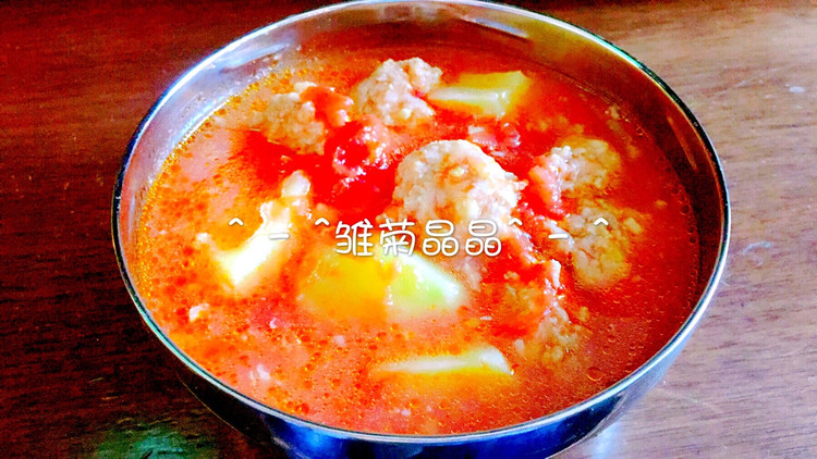番茄苹果圆子汤的做法