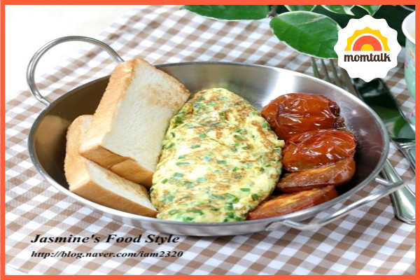 【适合作早餐的韩式韭菜鸡蛋卷】