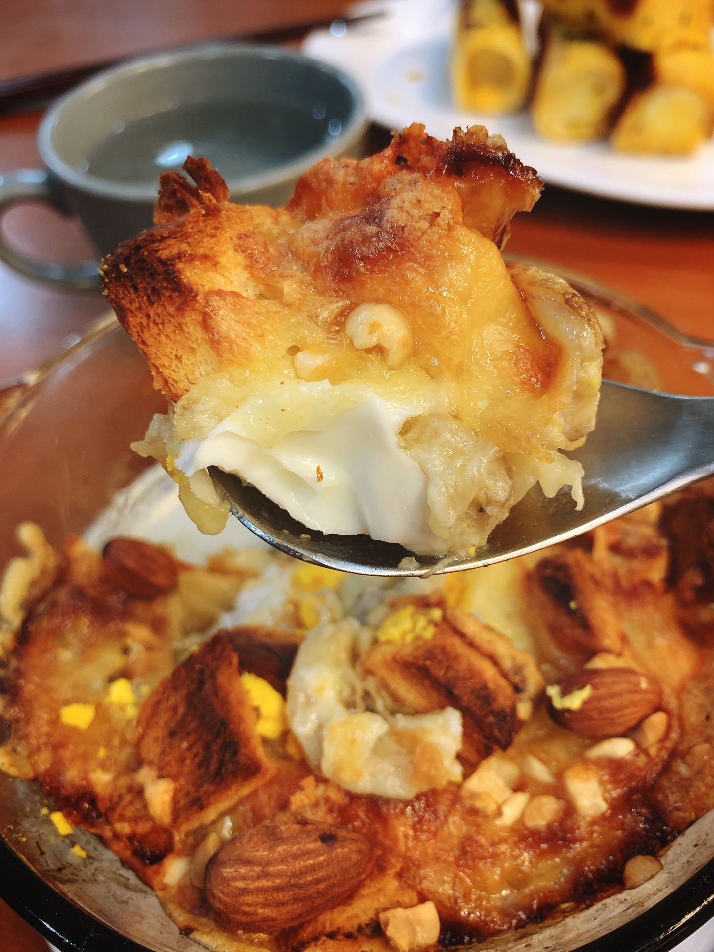 Yuanqi breakfast banana egg and nut pudding
