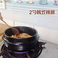 韩式泡菜牛肉豆腐锅的做法图解4