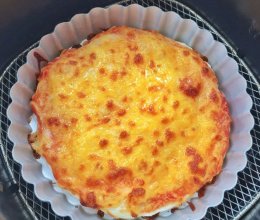 空气炸锅版pizza-simple cheese的做法