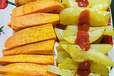 光波烤红薯和土豆