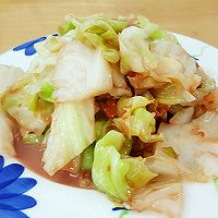 酱豆腐炒圆白菜的做法图解4