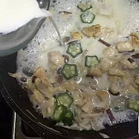 宝宝补钙 | 鸡胸肉蘑菇奶酪意面的做法图解9