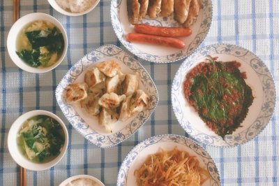 苏子叶卷白饭，再来一碗饭