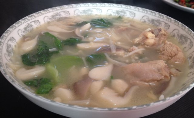 三鲜鸡汤泡饭