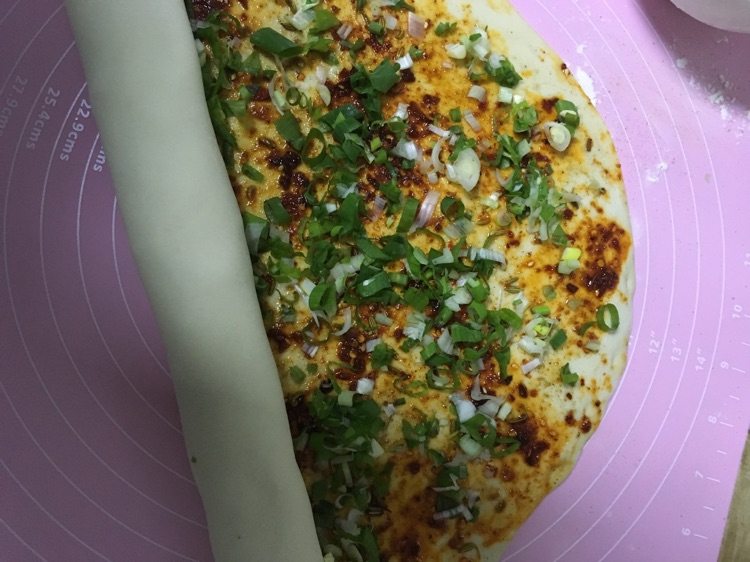电饼铛葱花饼的做法图解5