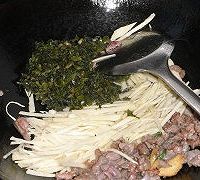 牛肉咸菜笋丝的做法图解5