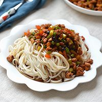 香辣三丁拌面的做法图解12