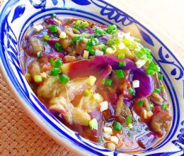 蒜泥蒸茄子的做法