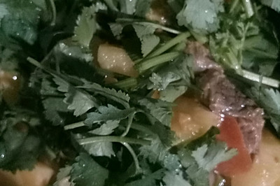 西红柿土豆炖牛肉