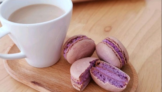 法式马卡龙|紫薯马卡龙