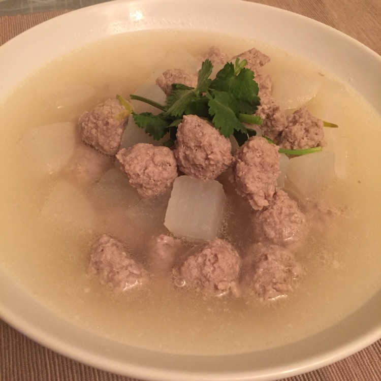 秋冬进补 萝卜汆丸子的做法图解5
