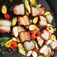 荷兰豆炒腊肉的做法图解4