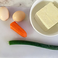九个月辅食《豆腐鸡蛋“午餐肉”》的做法图解1