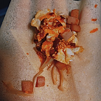 杂粮煎饼卷蛋金针菇午餐肉的做法图解4