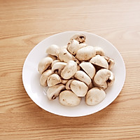 快手美味#黑胡椒烤白蘑~空气炸锅美食的做法图解1