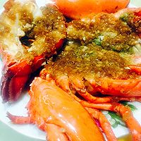 蒜泥蒸波士顿龙虾的做法图解9