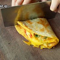 #名厨汁味正当夏#香葱火腿肉松手抓饼的做法图解7