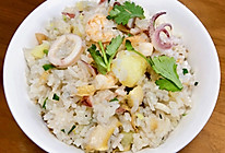 土豆海鲜焖饭的做法