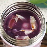 紫薯银耳莲子粥的做法图解7